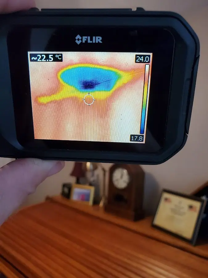 Thermal imaging inspection for water damage in Commerce